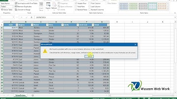 How to create table in MS Excel? Urdu