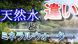 ミネラルウォーターと天然水って何が違うの？　メリットデメリットもご紹介！