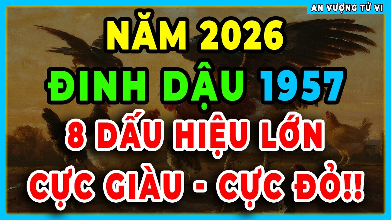 TỬ VI 2026: Chấn Động Đinh Dậu 1957 Đón 8 Điềm Lành Tổ Tiên Để Lại, Giàu To Trong Sự An Yên