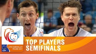 Volkov and Kampa,Semi-Final Top Players | LOTTO EUROVOLLEY POLAND 2017