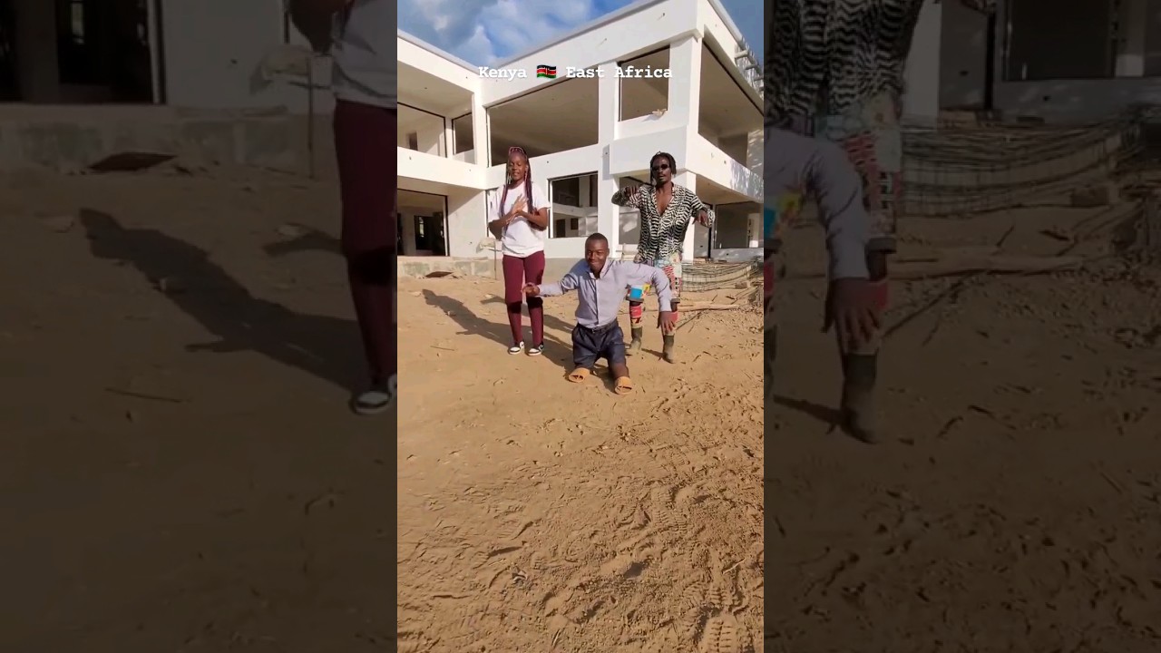 The young man has greatest move ,Iam Marwa dancing with his friends
