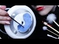 ASMR Ear Cleaning - Japanese Ear Pick, Q-tips, Cotton Pads & Scratching, Tapping Sounds (3Dio)