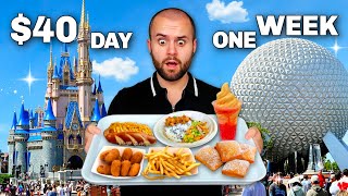 $40 A DAY Disney World Food Challenge (1 WEEK)