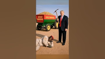 Trump Unloads Burkina Faso Gold From Tractor Ibrahim while Traore Sleeps 😂 Africa Gold Mining Comedy