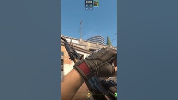 Flash Into B Site from Water #cs2 #overpass #counterstrike #shorts #utility