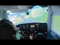 Cessna 152  solo crosscountry flight  atc audio