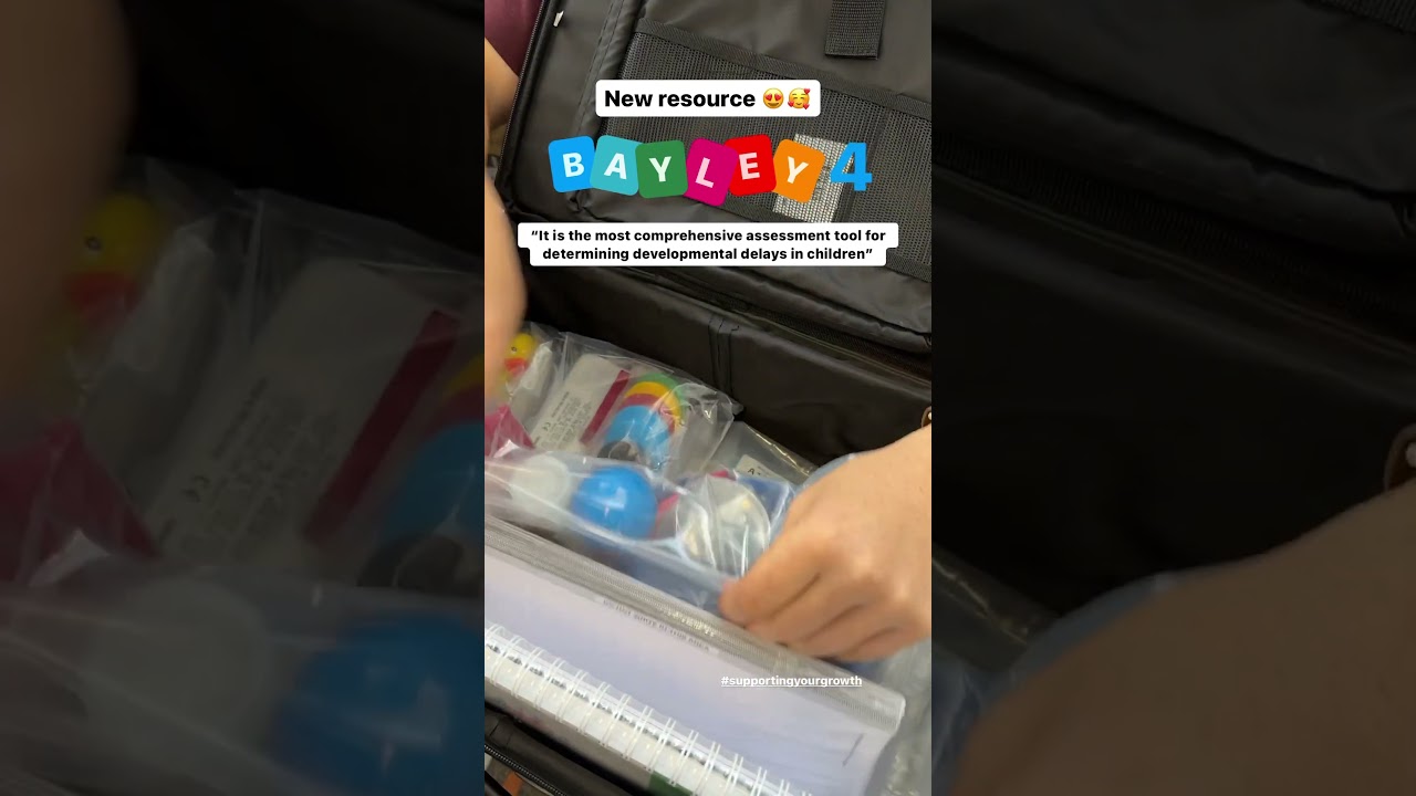 The Bayley-4 from Pearson Assessments! 🤩 