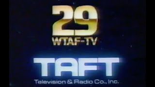 WTAF TV 29 Philadelphia - TV IDs, Ads & Promos - June 1986