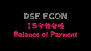 【DSE ECON】15分鐘搞懂BOP | 識做所有MC | Balance of Payment in 15 min