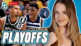 Spurs vs. Wolvesπ₯ (NBA PLAYOFFS WATCH PARTY!)
Watch the NBA with me!! Victor Wembanyama and the San Antonio Spurs take on Anthony Edwards of the Minnesota Timberwolvesπ₯π₯³.
#CourtsideClub #NBA Spurs vs. Wolvesπ₯ (NBA PLAYOFFS WATCH PARTY!)