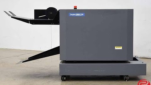 2005 Duplo DBM-120 Booklet Maker