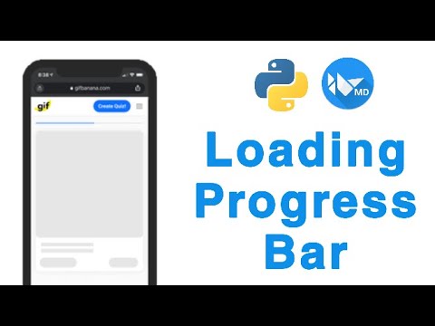 How To Create Loading Progress Bar Using KivyMD | Loading Progress Bar