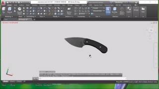 3D Knife Scales for BK Necker - Knife in CAD
