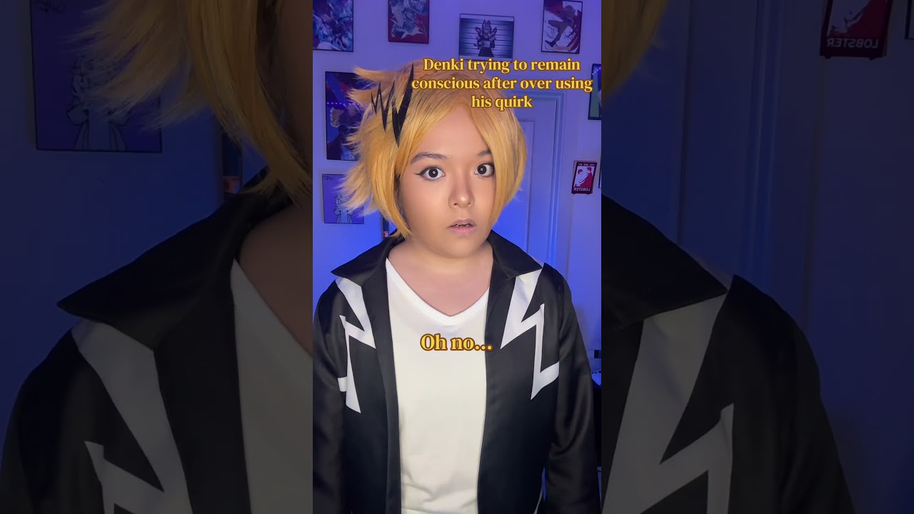 Oh no #mhacommunity #animecosplay #denkikaminari #cosplay #weeb #cosplayanime #mha #bnha #anime