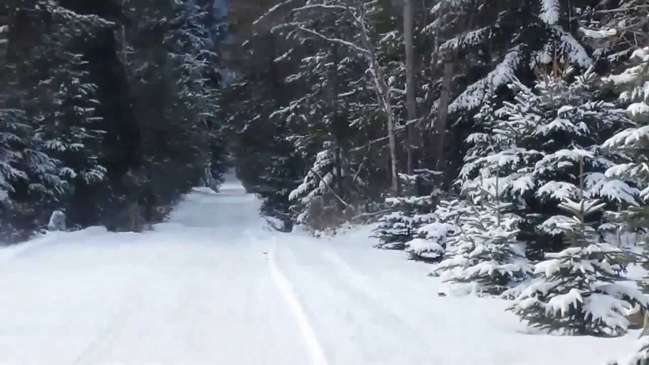 Snowy Country Lane Drive near Sandpoint, Idaho 2014 YouTube