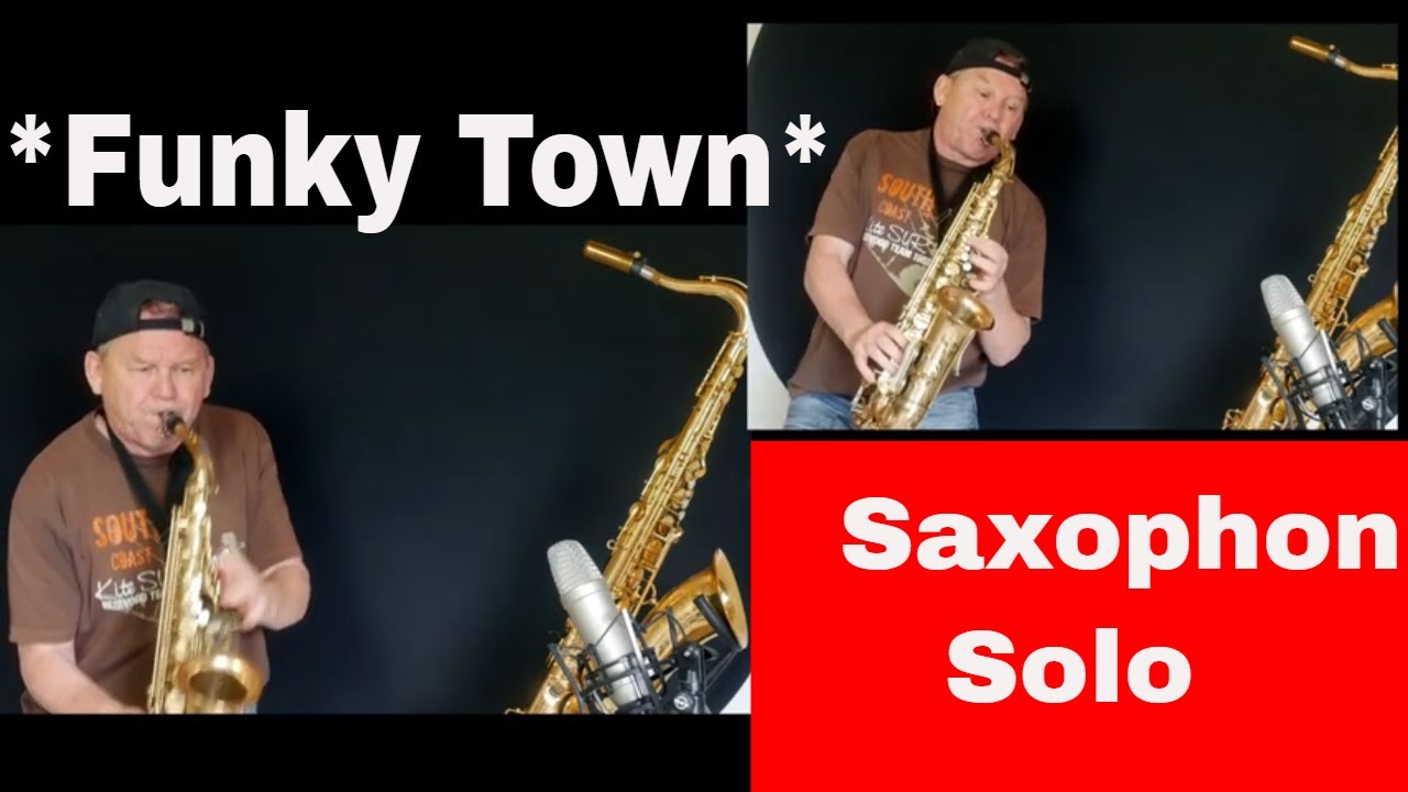 *Funky Town* Saxophone Solo Backingtrack+Sheets YouTube