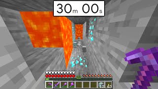 I mined in a straight line for 30 minutes and THIS HAPPENED... (EP.65)