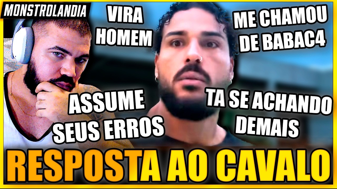 MINHA RESPOSTA PRO CAVALO! (NATURAL PRA CAVALO)