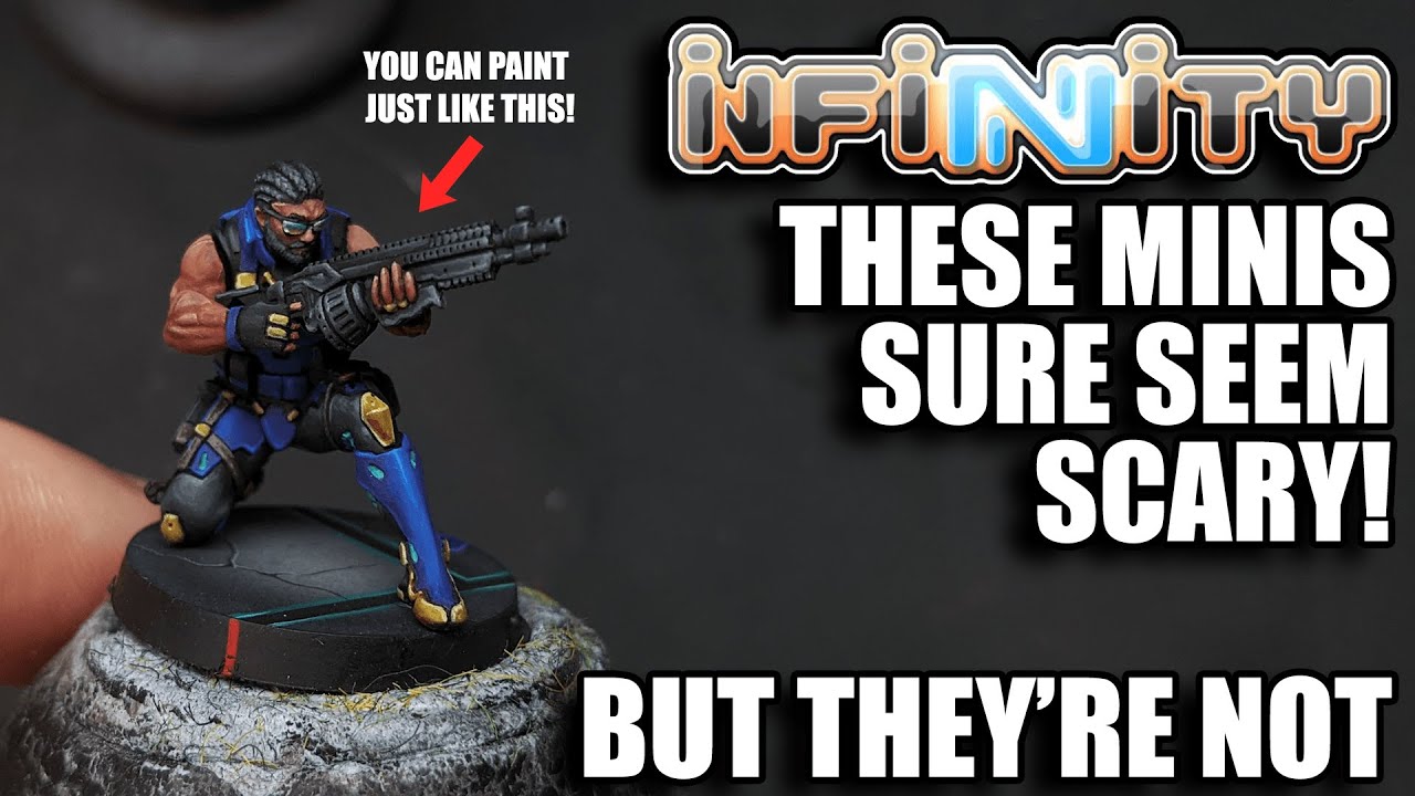 Раскрашивание Infinity Minis может показаться СТРАШНЫМ... но на самом деле это не так!
