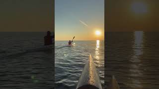 Sunset paddling at Midsummer in Sweden