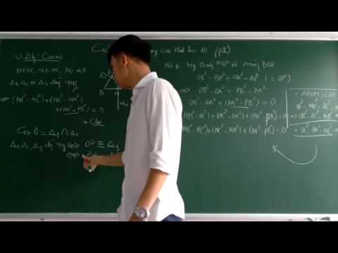 Video Các vấn đề nâng cao hình học 10 (Phần 2 ) - YouTube