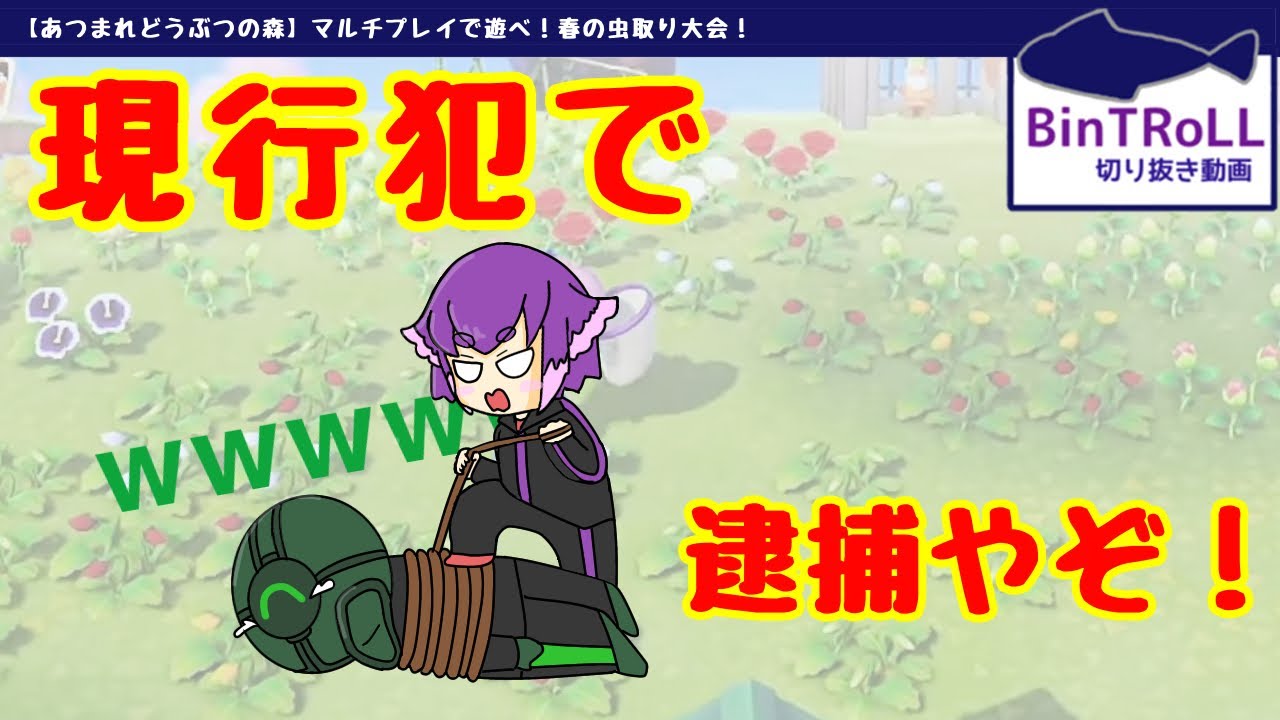【BinTRoLL切り抜き】現行犯で逮捕されちゃうミントスさん【しるこ＆ミントス&かるてっと&じらいちゃん】