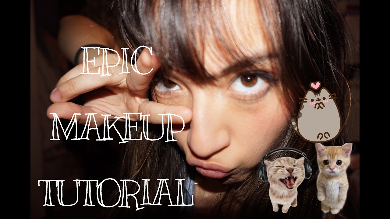 MY makeup tutorial.. gone slightly wrong (read description)