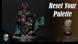 In the Hobby: Discussing Miniature Palette Resets Painting a Wight King for Soulblight Gravelords