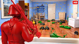 Red Soldier Vs Green Army Deadly Toy Battle