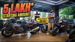 Delhi CHEAPEST Used Superbike Market Tour EP-2 — Hayabusa, Kawasaki, Harley, BMW & Triumph Prices! Second Hand Suzuki Hayabusa