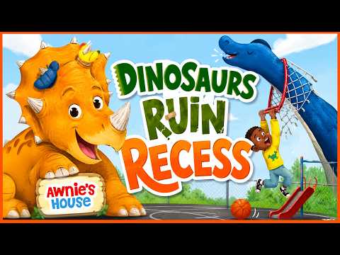 DINOSAURS RUIN RECESS | Kids Book Read Aloud | Story Time About Learning to Cooperate