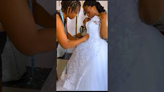 Wedding gown styling on a student #pullupyoshorts
