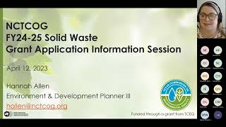 Solid Waste Grants FY24-25 Call for Projects Webinar — April 12th, 2023
