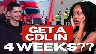 HOW LONG DOES IT TAKE TO GET A CDL? | IT'S FASTER THAN YOU THINK! | DRIVING ACADEMY