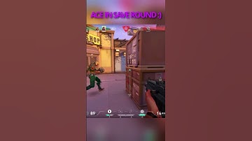 ACE IN SAVE ROUND  😎🔥 #shorts #valorant