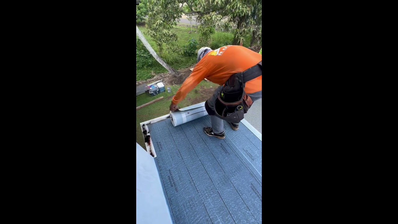 Peel And Stick Flat Roof In Oahu Roofing