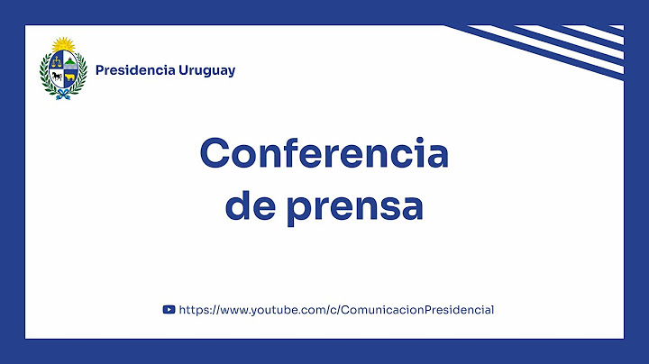 Conferencia de prensa