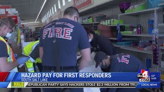 Hazard pay for first responders