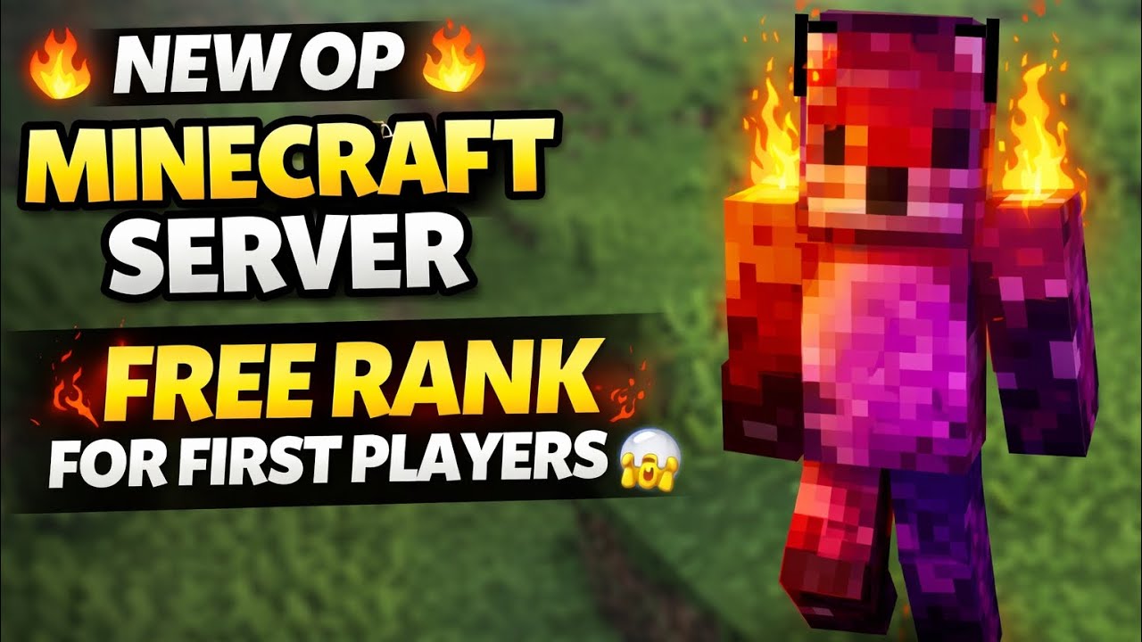 🔥 NEW OP MINECRAFT SERVER 😱 | FREE RANK & GOD KIT 🎁 | BLOODLINE SMP