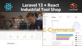 E-Commerce Industrial Tool Shop Using Laravel 13 React and opencode