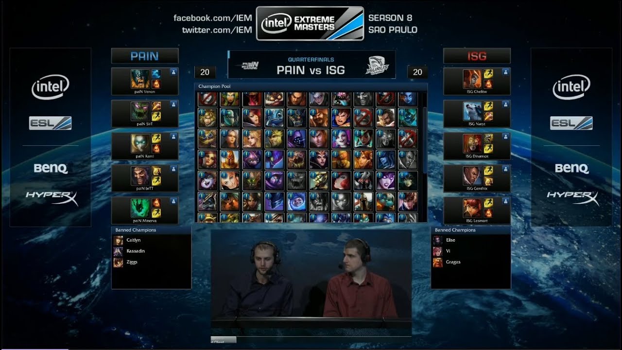 paiN Gaming vs. Isurus Gaming Match 2  IEM Sao Paulo - League of Legends