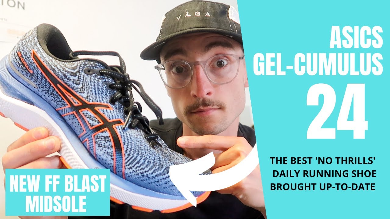 ASICS GEL CUMULUS 24- FIRST RUN REVIEW - YouTube