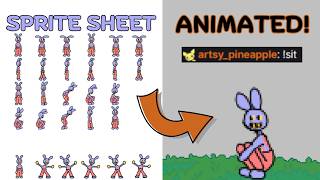 How to Make Custom Character Sprites! | Full Sprite Sheet Guide For Stream Avatars