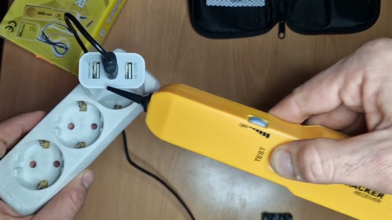 Cable Finder Sound Generator Probe Tracer RJ11 Wire Tracker Network Tester Kit