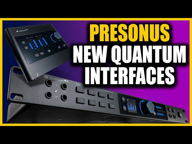 PreSonus All New INTERFACES Quantum ES2 & HD8 Review - Giveaway & FREE Multitracks class=