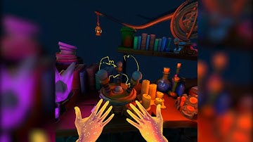 Elixir Oculus Quest, VR game, Hand Tracking, Casting Spells.