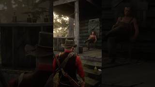 Arthur’s swamp encounter RDR2 #rdr2 #shorts