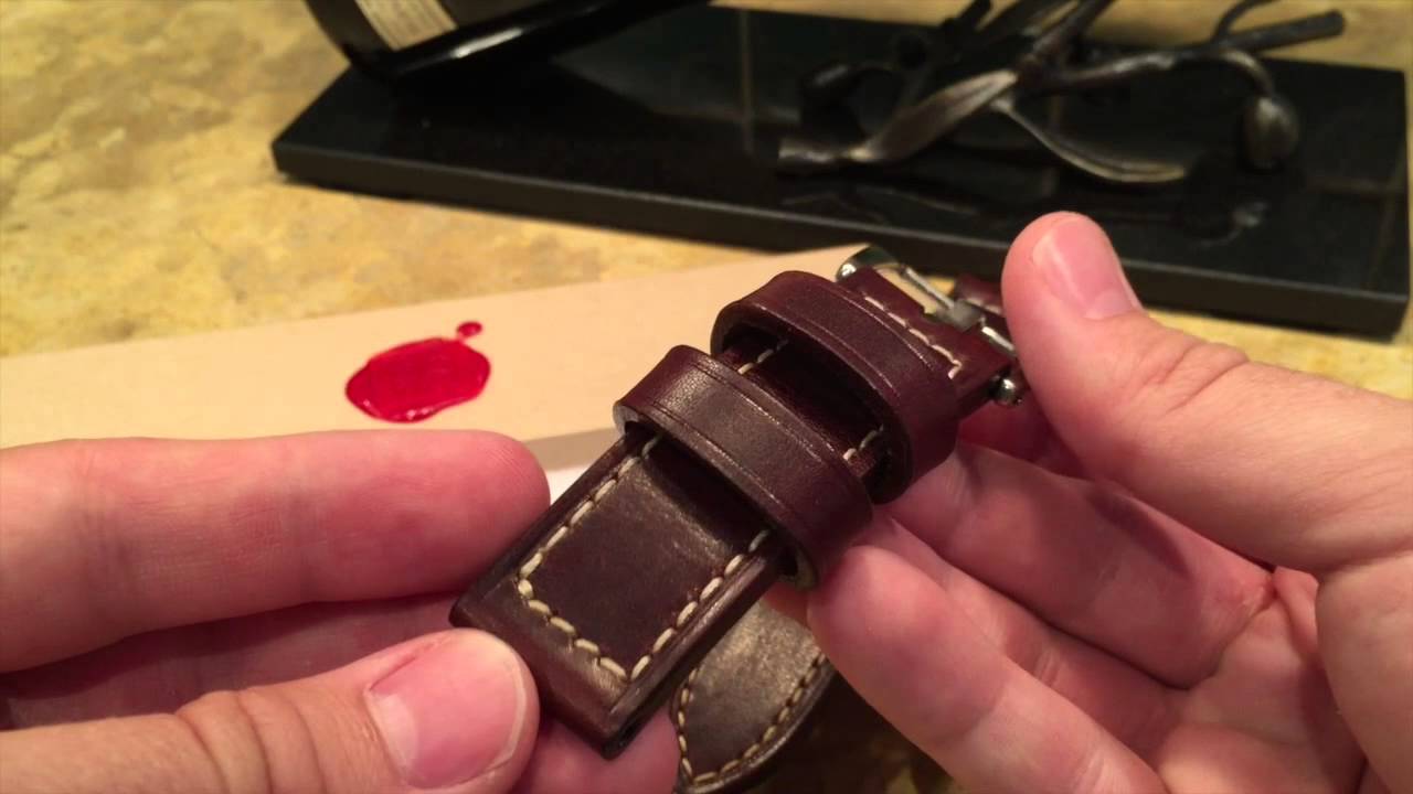 Rocco Straps Cognac Dublin Panerai Watch Strap YouTube