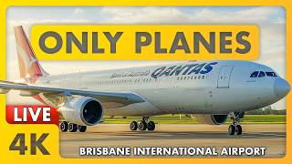 🔴 BUSY Single RWY Ops @ Brisbane Airport w/ James & Matty   ATC ✈️
