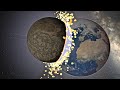 Rogue Moon Clips Earth - Universe Sandbox